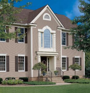 Gentek Cedarwood aluminum siding